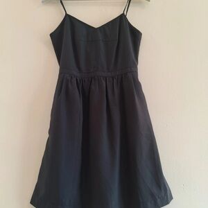 J. CREW BLACK SUMMER LBD Spaghetti Strap Dress Size 4